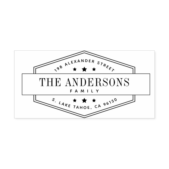 Rücksendeadresse Permastempel (Design)