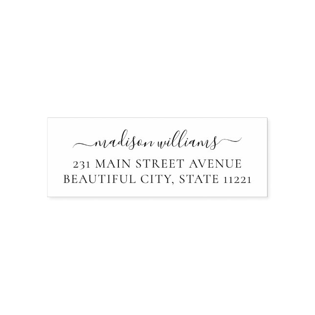 Rücksendeadresse Permastempel (Design)