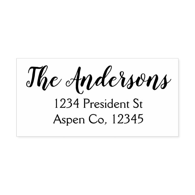 Rücksendeadresse Permastempel (Design)