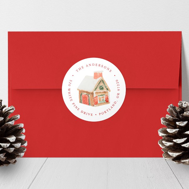 Rücksendeadresse Runder Aufkleber (Von Creator hochgeladen)