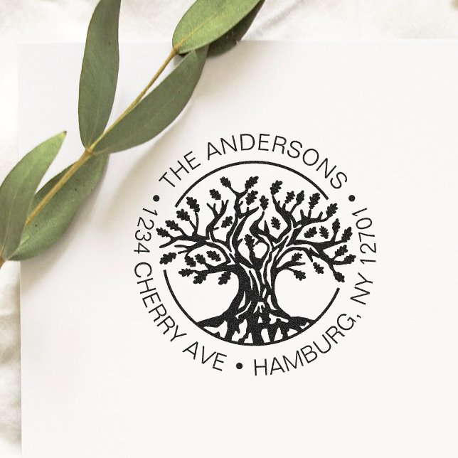 Rücksendeadresse von Eichenbaum Permastempel (Von Creator hochgeladen)