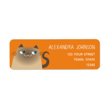 Rücksendeadresse von Siam Cat Orange