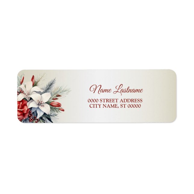 Rücksendeadresse Weihnachten Weihnachten Weihnacht (Vorne)