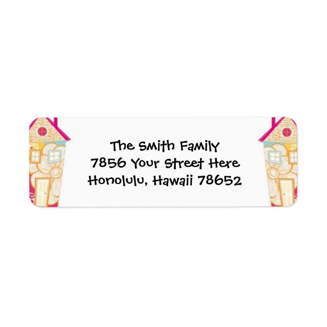 Rücksendeadressen-Aufkleber (Vorne)