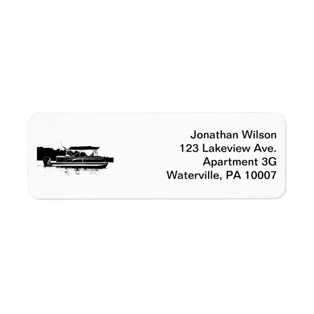 Rücksendeadressen-Aufkleber (Vorne)