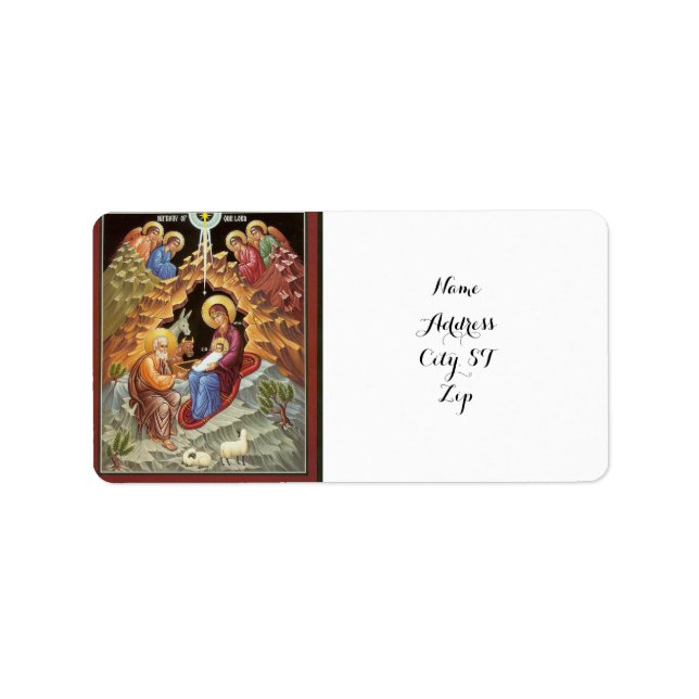 Rücksendeadressen-Aufkleber Adressaufkleber (Vorne)