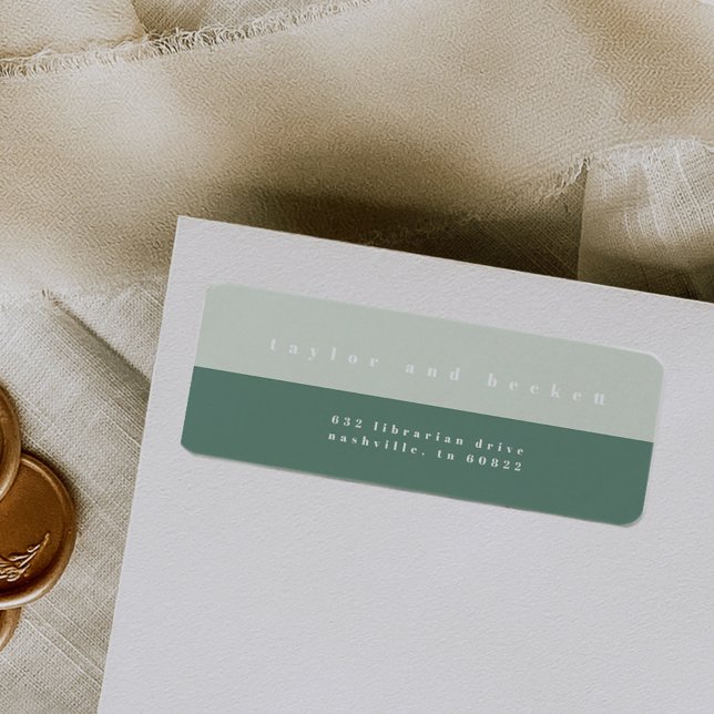 Rücksendeadressen-Aufkleber für Miniaturfarbblöcke (Von Creator hochgeladen)