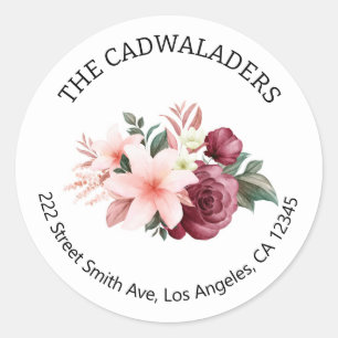 Rücksendeadressen-Aufkleber Runder Aufkleber