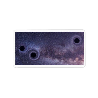 Rücksendeadressen-Aufkleber Weltraum-Universum Adressaufkleber