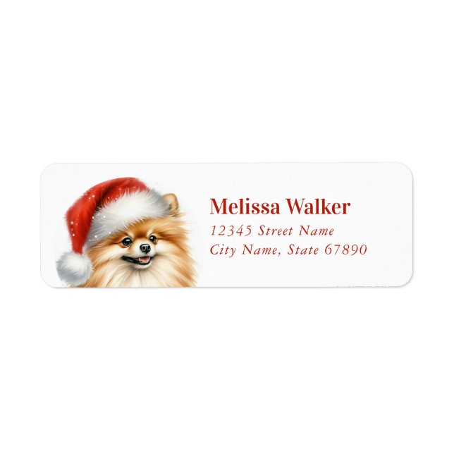 Rücksendeadressen-Aufkleber zum WeihnachtsSpitz (Vorne)