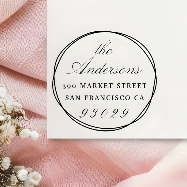 Rücksendeadressen und Familienname Gummistempel (Von Creator hochgeladen)