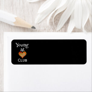 Rücksendeetikett des Young at Heart Clubs