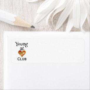 Rücksendeetikett des Young at Heart Clubs