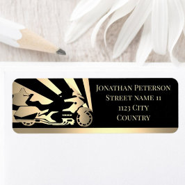 Rücksendekennzeichen für Motorräder