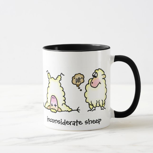 rücksichtslose Tasse der Schafe (Rechts)