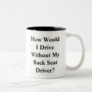 Rücksitzfahrer-Tasse Zweifarbige Tasse