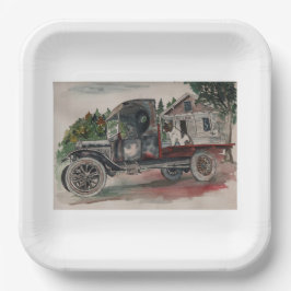 Rücksitztreiber Pappteller