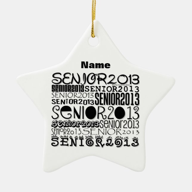 Rückspiegel Orna des Senior-2013 - Keramikornament (Vorne)