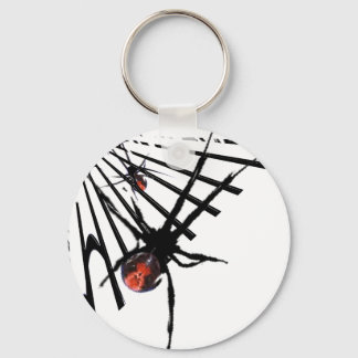 Rückspinne Schlüsselanhänger