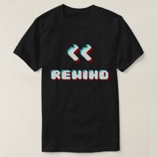 Rückspulen Retro T-Shirt