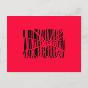 Rückstandkonformität Postkarte