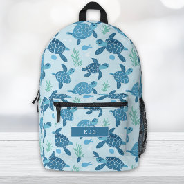 Rückwand für Meerschildkröten Bedruckter Rucksack
