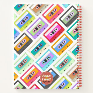 Rückwandkassettenband-Notebook Notizbuch