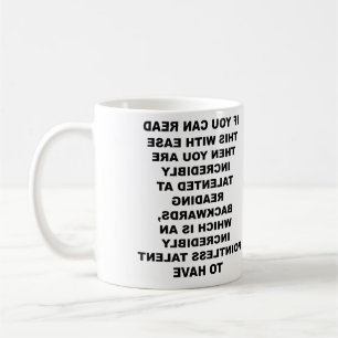 Rückwärts-Skill Lustiger Becher Kaffeetasse