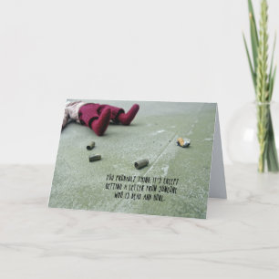 Rückwärtskondolenzkarte 4 karte