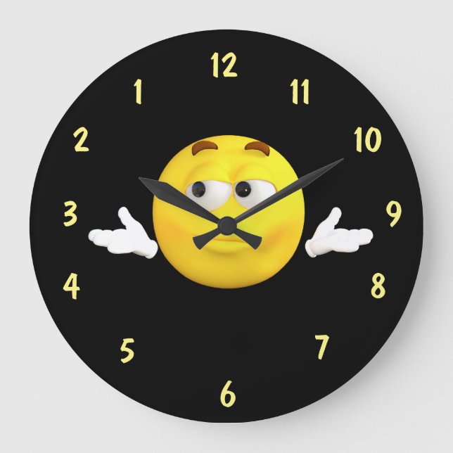 Rückwärtswahl Große Wanduhr (Vorderseite)