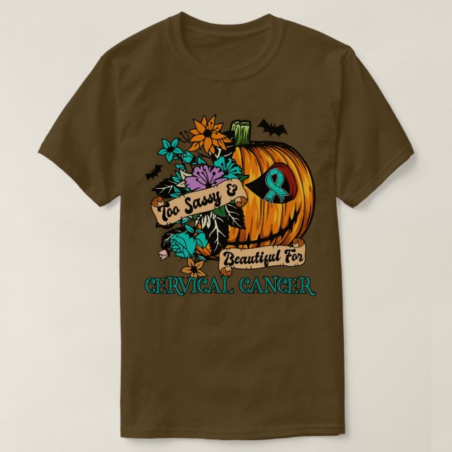Rückwirkung des Gebärmutterhalses zwischen beängst T-Shirt (Design vorne)