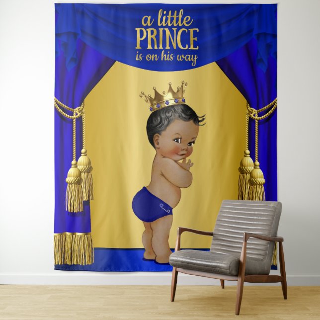 Rückwürfe für die Dusche von Ethnic Prince Wandteppich (Beispiel)