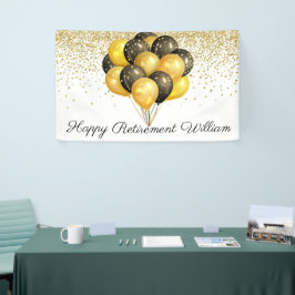 Rückzahlung von Gold Schwarz-weißen Glitzer Banner
