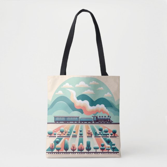 Rückzug durch surreale Landschaften Tasche (Vorderseite)