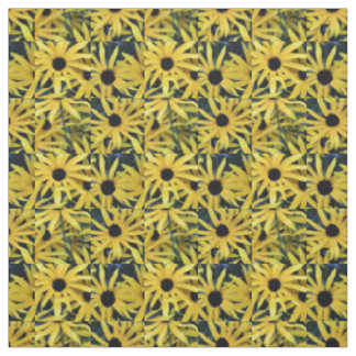 Rudbeckia Black Mit Augen Susans geo 1 Stoff