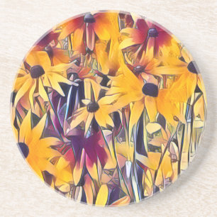 RUDBECKIA-BLUME GETRÄNKEUNTERSETZER