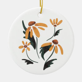 Rudbeckia Hirta Black-Mit Augen Susan-Ästhetische  Keramik Ornament