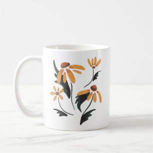 Rudbeckia Hirta Schwarzäugige Susanne Ästhetische Kaffeetasse