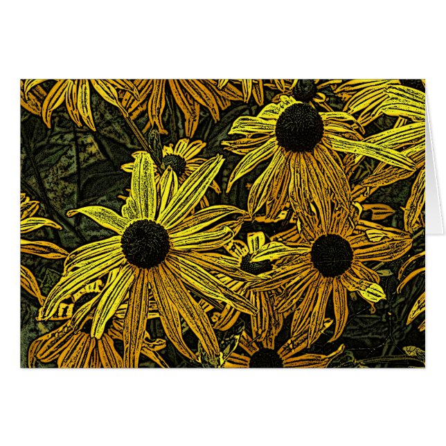 RUDBECKIA-Karte (Vorderseite (Horizontal))