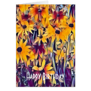 RUDBECKIAS BIRTHDAY CARD