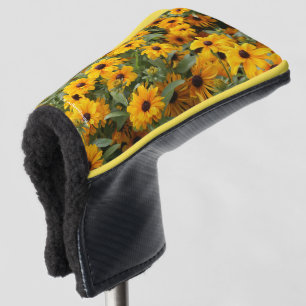 Rudbeckias / Ein Bett von Schwarz-Mit Augen Susans Golf Headcover