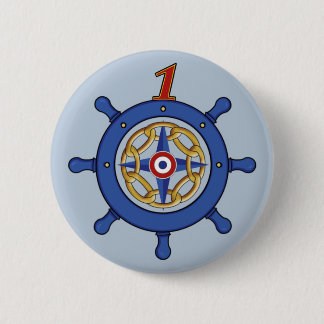 Rudder Logo Badge Button
