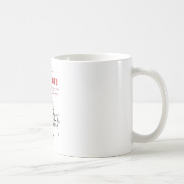 Ruddigore Form-Kaffee-Tasse Kaffeetasse (Rechts)