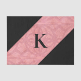 Ruddy Pink Batik Letter Seidenpapier