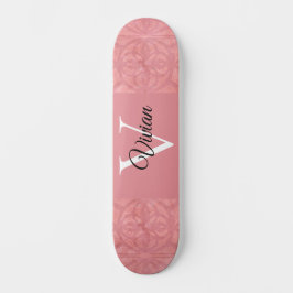 Ruddy Pink Batik Name Mit Monogramm Skateboard