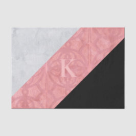 Ruddy Pink Batik und Graufarbenbrief Seidenpapier