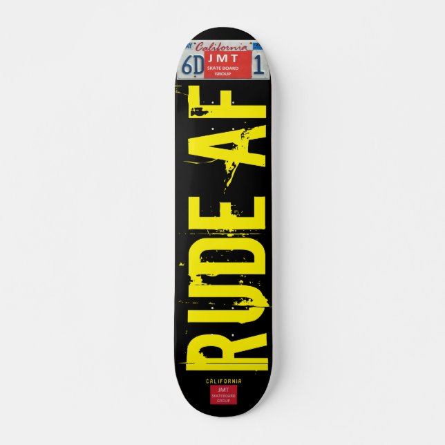 RUDE AF SKATEBOARDS / JMT USA (Vorne)