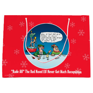 Rude Alf Der rot gennannte Elf Weihnachten Große Geschenktüte