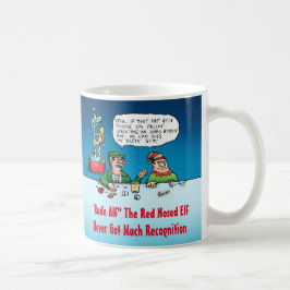 Rude ALF Funny Elf Xmas Tasse