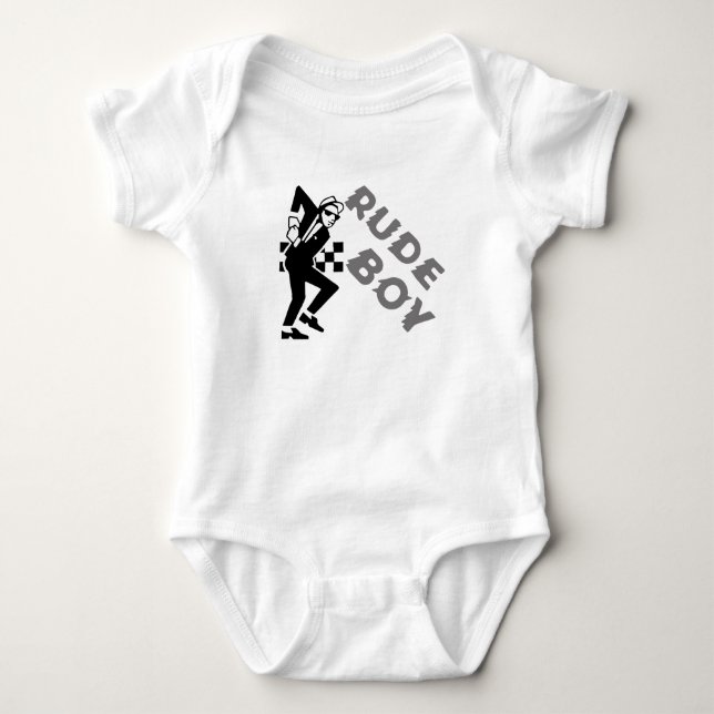 Rude Boy Baby Strampler (Vorderseite)